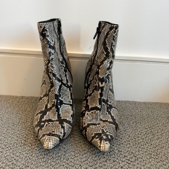 Jeffrey Campbell Snakeskin Booties - Size 7.5 - Picture 4 of 5